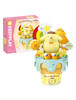 Keeppley Pompompurin Orange Ice Cream Cone Building Blocks