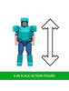 Minecraft The Movie Steve and Wolf 4" 2-Pack Collectible Action Figure