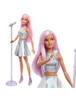 Barbie Career Doll Pop Star Fashion Doll w/ Microphone & Pink Hair