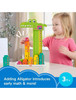 Fisher-Price Adding Alligator Educational Toy Counting Activity w/ 10 Stacking Blocks