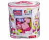 MEGA BLOKS BIG BUILDING BAG (80PCS) (PINK)