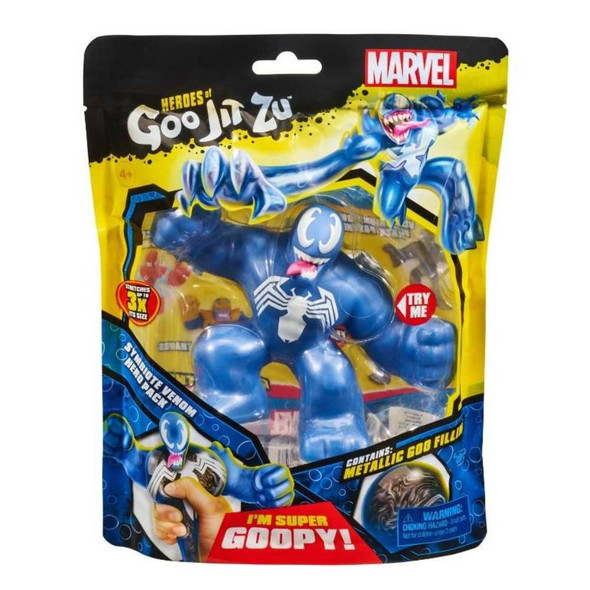 Heroes of Goo Jit Zu S4 Marvel Symbiote Venom Hero Action Figure