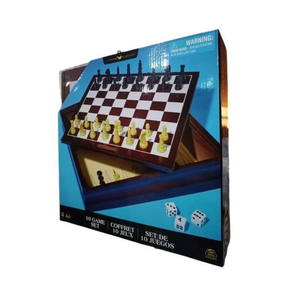 Cardinal Games Classics Family 10 Game Set Board