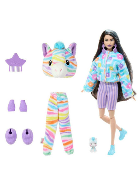 Barbie Cutie Reveal Color Dream Series Zebra Doll & Accessories