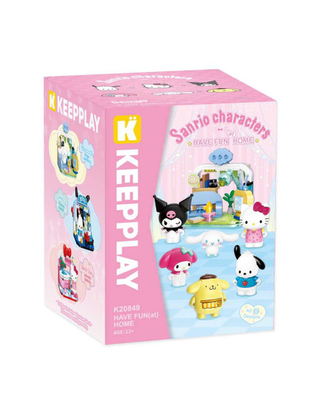 Keeppley Sanrio Characters Fun At Home Blind Box (Selected In Random) Building Blocks