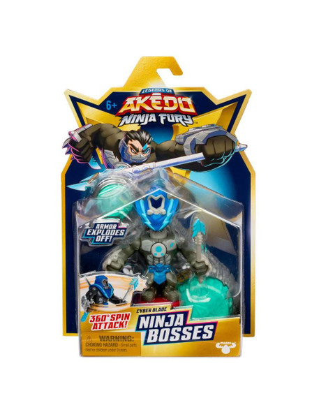 Legends of Akedo S7 W1 Ninja Bosses Cyber Blade 360 Spin Attack