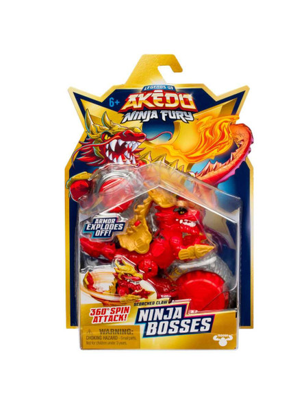 Legends of Akedo S7 W1 Ninja Bosses Scorched Claw 360 Spin Attack