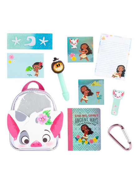 Real Littles S6 Disney Moana Mini Backpack With Mini Stationery