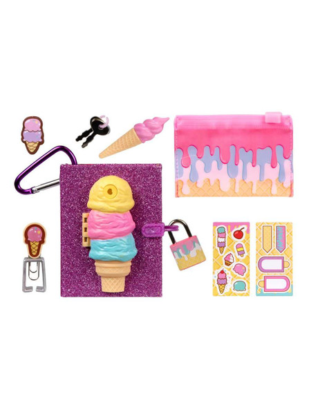 Real Littles S9 Mini Journal Pack Ice Cream Design With Mini Stationery