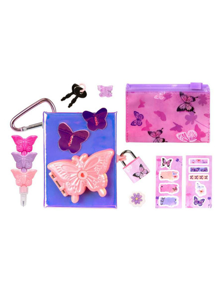 Real Littles S9 Mini Journal Pack Butterfly Design With Mini Stationery