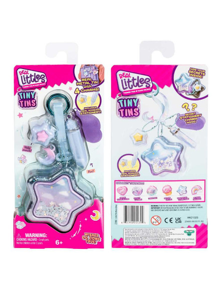 Real Littles S8 Tiny Tins Star Design Bag Keychain With Mini Stationery