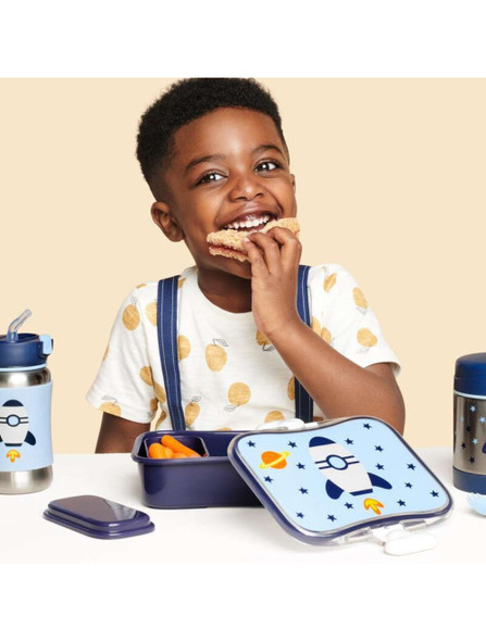 Skip Hop Spark Style Lunch Kit- Rocket Design