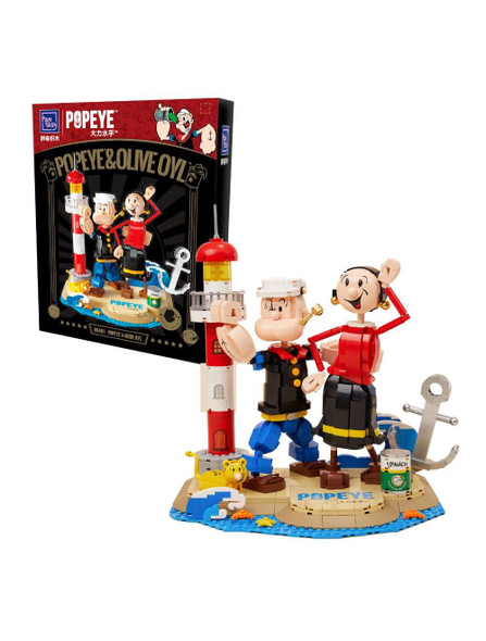 Pantasy x Popeye- Popeye w/ Olive Building Blocks