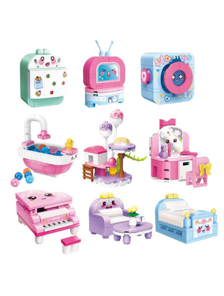 Qman Build & Fun-Warm Life Lighten The Dream Series Building Blocks