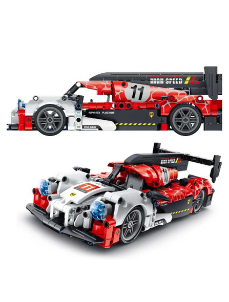 i.M Master Pull Back Sports Car Building Blocks
