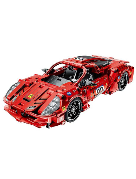 i.M Master Pull Back Super Car Red Building Blocks