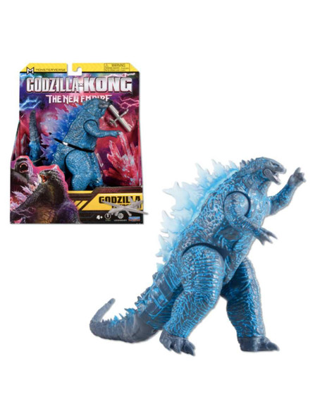 Godzilla X Kong Monsterverse 6" Basic Figure Godzilla Energized Articulated Body & Accesories