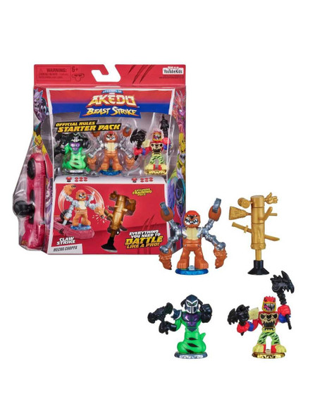 Legends of Akedo S5 Claw Strike Starter Pack Mini Action Figures
