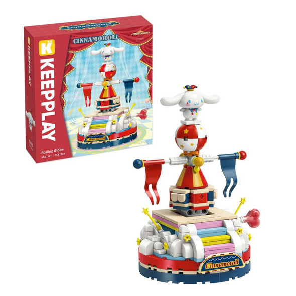 Keepplay Rolling Globe Cinnamorall Building Blocks