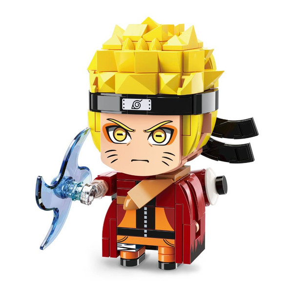 Keeppley Naruto Shippuden Uzumaki Naruto Red Blocks Building Blocks Toy