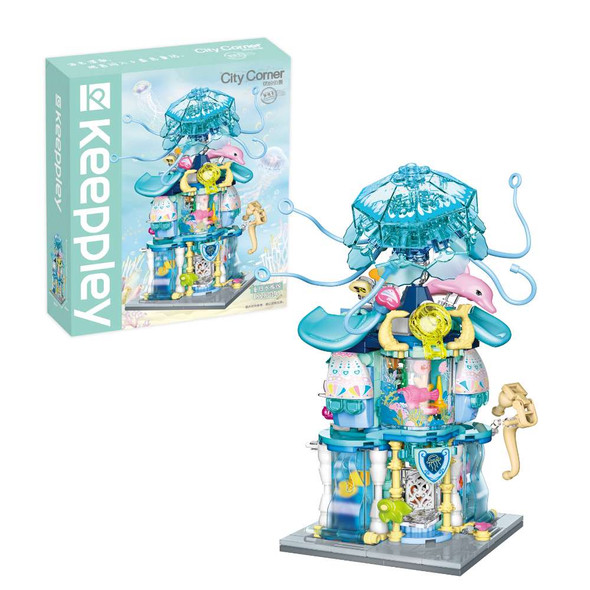 Keepplay City Corner Summertime Aquarium Building Blocks