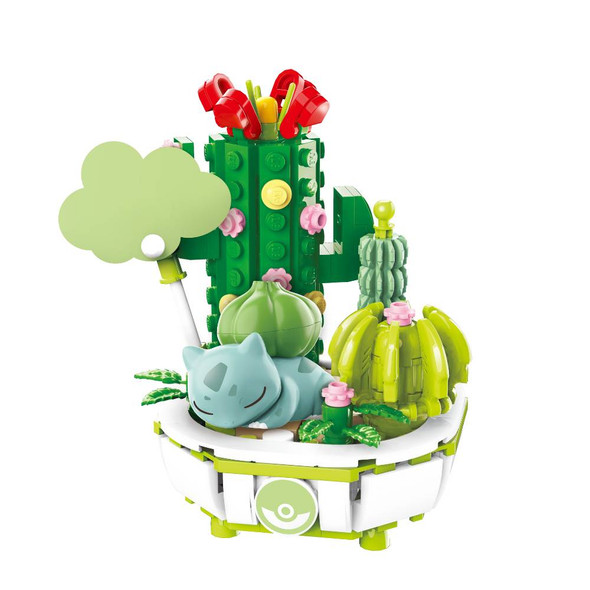 Keeppley Pokemon Bulbasaur Bonsai Building Blocks Toy