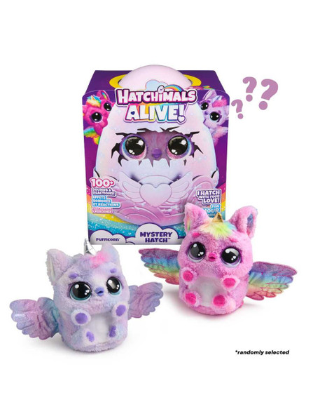 Hatchimals Alive Mystery Hatch Pufficorn Interactive Toy w/ Mist, Lights & Sounds