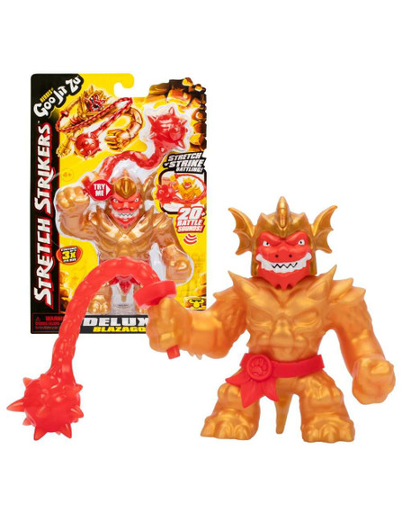 Heroes of Goo Jit Zu S11 Stretch Strikers Deluxe Pack Squishy Blazagon