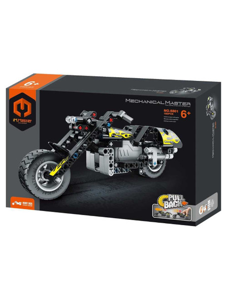 i.M Master Pull Back Motorcycle Building Blocks
