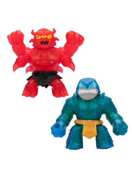 Heroes of Goo Jit Zu S11 Stretch Strikers Vs Pack Sir Thrashalot Vs Barbarian Redback