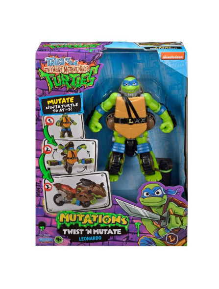Tales of The Teenage Mutant Ninja Turtles Twist N' Mutate Leonardo Transforming Action Figure