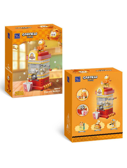 Pantasy x Garfield Fantastic Machines Series Popcorn Machine Collectible Building Blocks