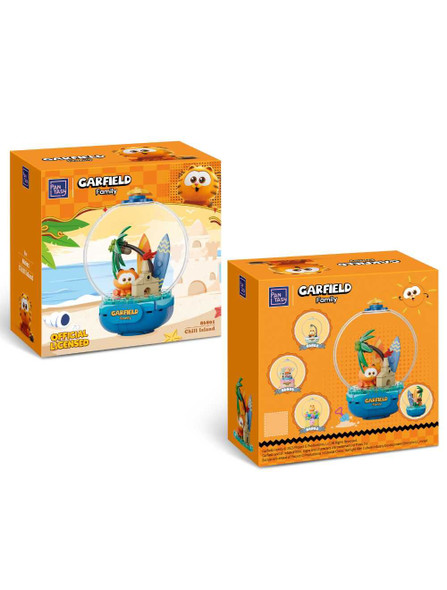 Pantasy x Garfield Crystal Ball Series Chill Island Collectible Building Blocks