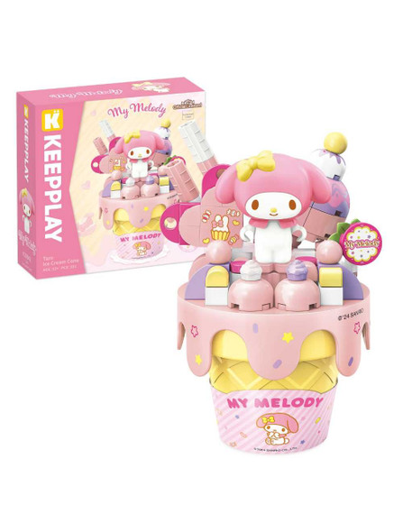 Keeppley My Melody Mashed Taro Icream Cone Building Blocks