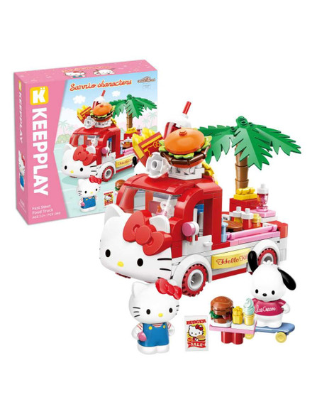 Keeppley Sanrio Fast Street Food Truck Building Blocks