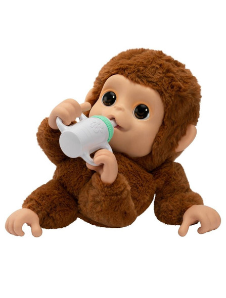 Little Live Pets Baby Monkey Mango Interactive Soft Plush w/ Sounds & Reactions