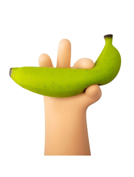 Squish It Uhou Green Banana Stretchy Fruit Anti-Anxiety & Stress Relief Toy