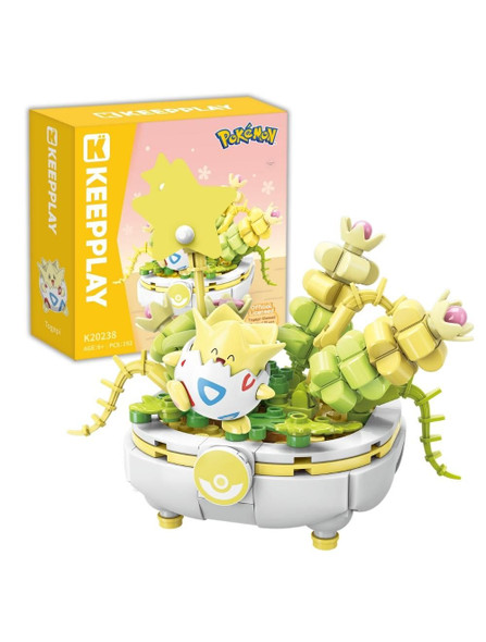 Keepplay Pokémon Potted Plant Series Togepi-Themed Building Blocks