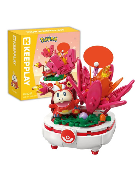 Keepplay Pokémon Potted Plant Series Fuecoco-Themed Building Blocks
