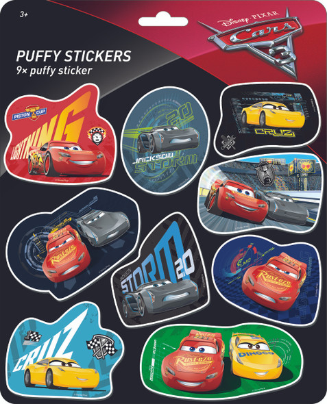 PUFFY STICKERS CARS 3