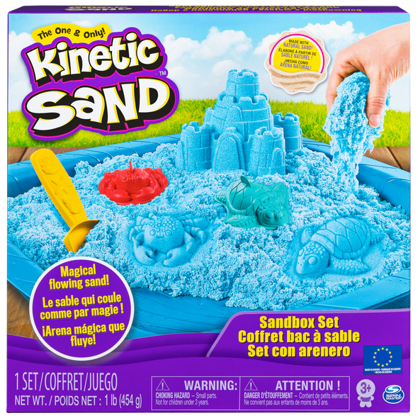KINETIC SAND SAND BOX & TOOLS SET