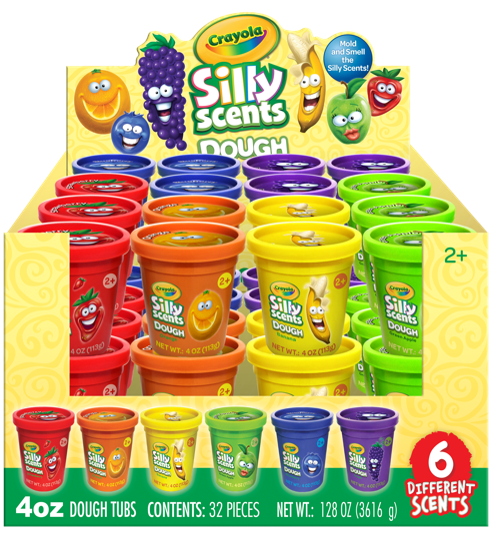 SILLY SCENTS 4OZ SCENT DOUGH (COLORS MAY VARY)