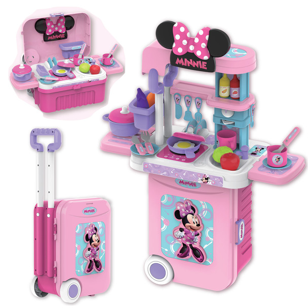 MINNIE SERIES  3IN1 KITCHEN SET  IN TROLLEY CASE