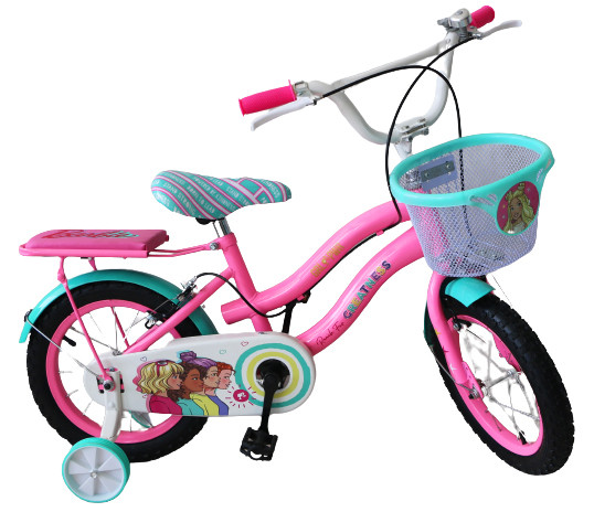 BARBIE 14" BIKE WITH BASKET