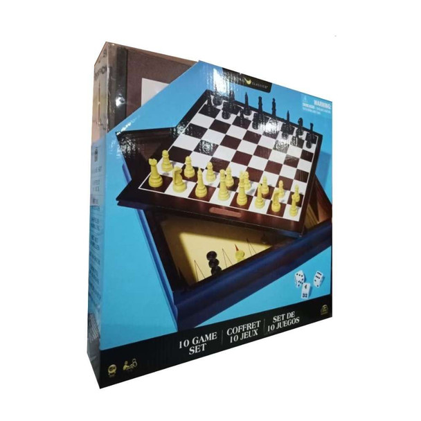 Cardinal Games Classics Family 10 Game Set Board