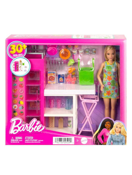 Barbie Doll & Dream Pantry Set With Accessories