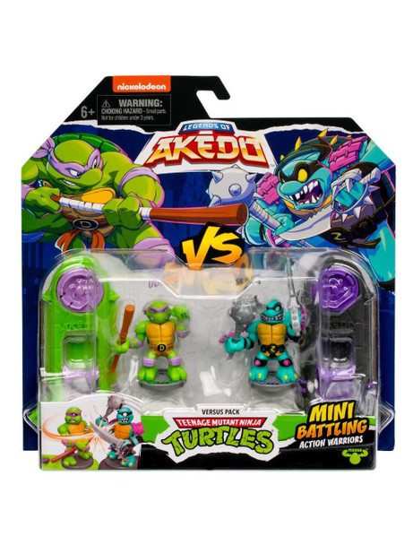 Legends of Akedo TMNT S3 Donatello vs Slash Versus Pack