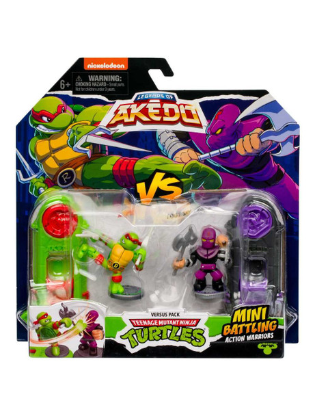 Legends of Akedo TMNT S3 Raphael vs Foot Soldier Versus Pack