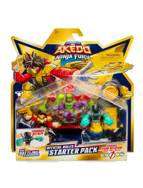 Legends of Akedo S7 W1 Starter Pack 3 Strikes Chux Tornado Attack