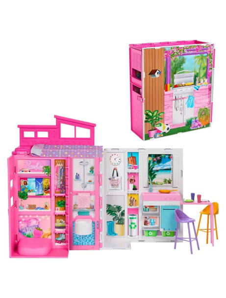 Barbie Getaway Doll House Playset With Accessories